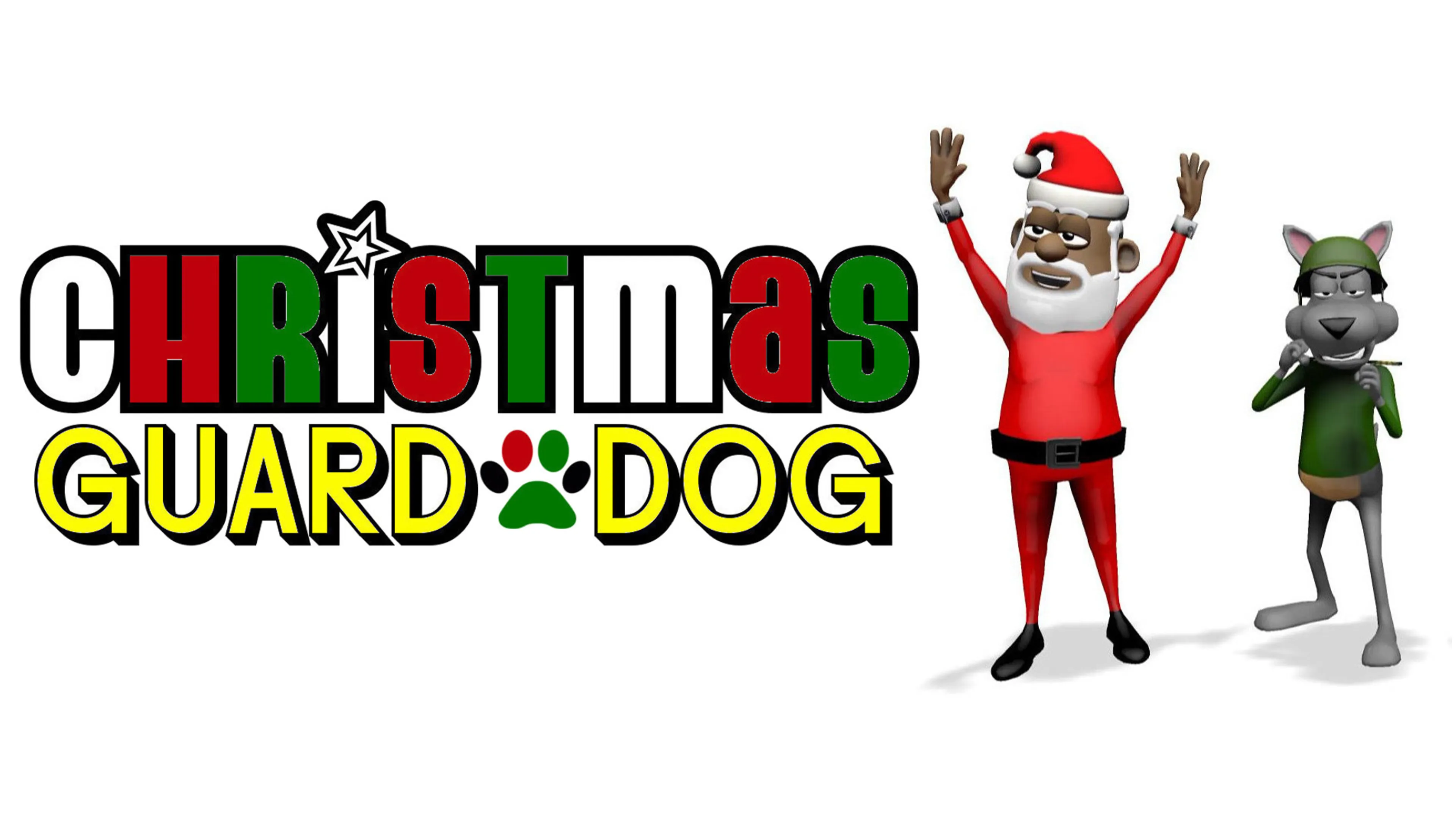 Christmas Guard Dog poster